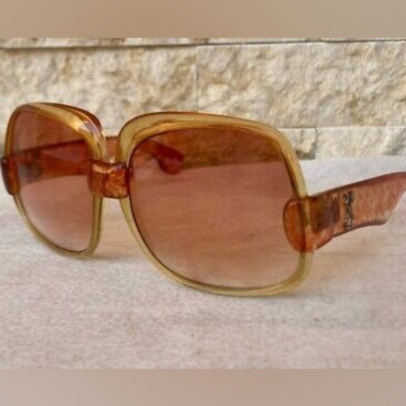 Extra pics for VINTAGE YVES SAINT LAURENT YSL PARIS 1970's OVERSIZED SUNGLASSES - Picture 11 of 16
